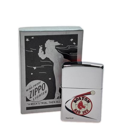  ZIPPO ジッポー オイルライター 2000年製 MLB BOSTON RED SOX 箱有