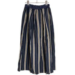 ☆☆ 儀右エ門 スカート サイズ フリー レディース ネイビー×グレー Bランク