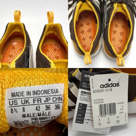  adidas アディダス utdoor plein air U44029 ブラウン×オレンジ スニーカー SIZE 26.5cm メンズ