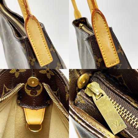  LOUIS VUITTON ルイヴィトン モノグラム ルーピング M51145 ブラウン ハンドバッグ レディース ゴールド金具