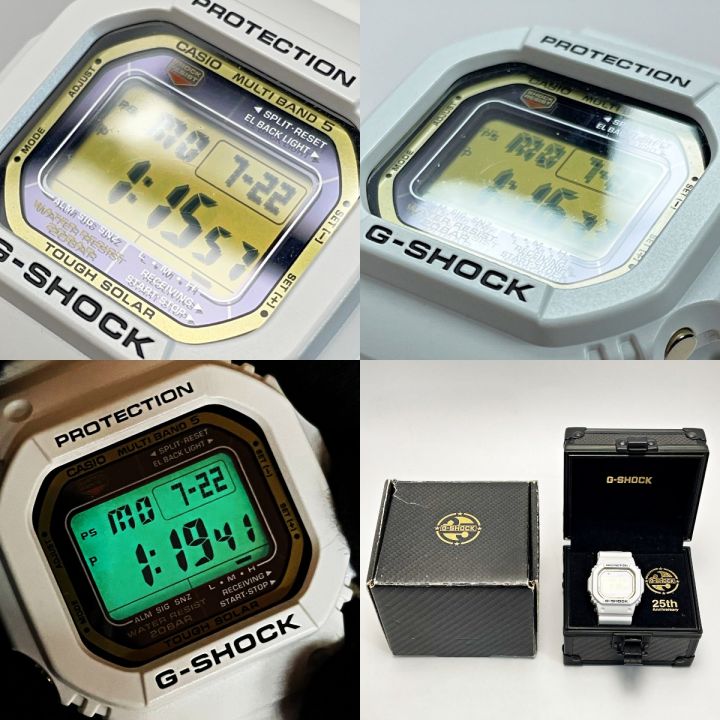 CASIO カシオ G-SHOCK 電波ソーラー GW-M5625E-7JF グロリアスゴールド 25周年限定 デジタル メンズ 腕時計  箱有｜中古｜なんでもリサイクルビッグバン