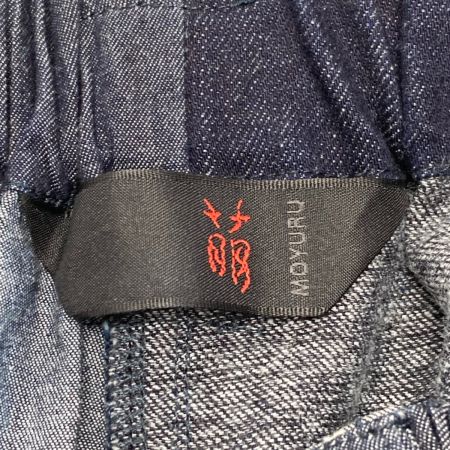  萌 MOYURU パンツ サイズ M～L レディース RN115468 ネイビー×ネイビー
