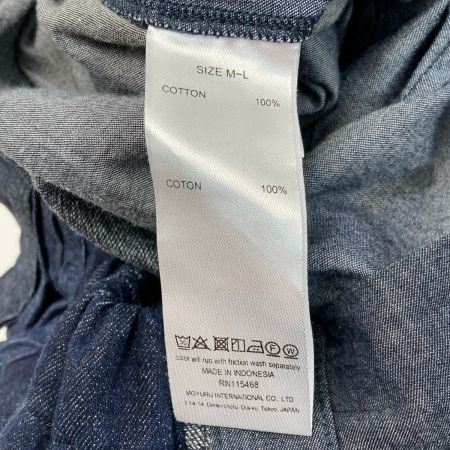  萌 MOYURU パンツ サイズ M～L レディース RN115468 ネイビー×ネイビー