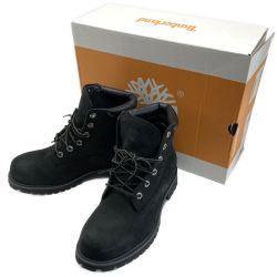 ☆☆ Timberland ティンバーランド アルバーン 6 IN ウォータープルーフ ブーツ 6939R ブラック SIZE 25.5cm 箱付き メンズ Bランク