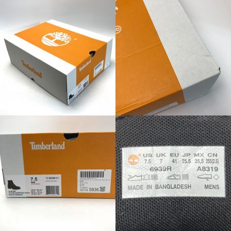  Timberland ティンバーランド アルバーン 6 IN ウォータープルーフ ブーツ 6939R ブラック SIZE 25.5cm 箱付き メンズ