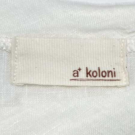  a+koloni ワンピース サイズ フリー レディース 16123010-5 ホワイト