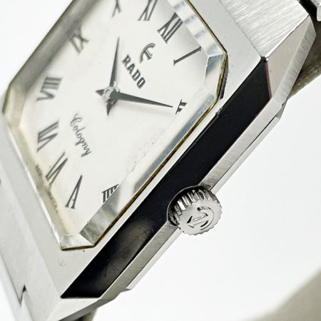 RADO ラドー Cologny コロニー シルバー×ホワイト 手巻き スクエア 
