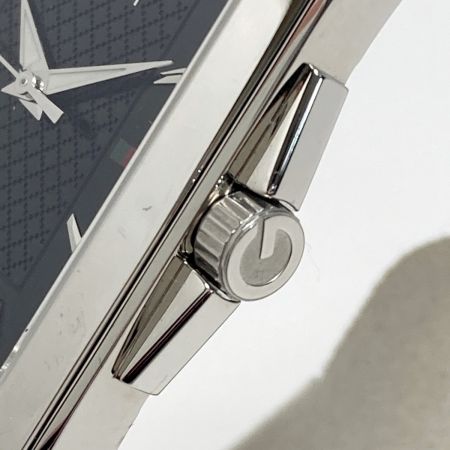  GUCCI グッチ Gタイムレス レクタンブル 138.4 ブラック クォーツ メンズ 腕時計 箱・取説有