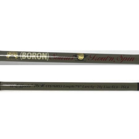  SAURUS ザウルス ボロン トラウトスピン ユーイフェクツ TS76HS 7'6" ルアーロッド 竿袋付き