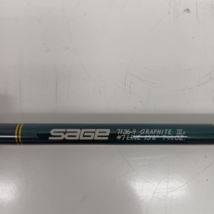 sage セージ 7136-4 フライロッド グラファイト 3E ＃7 - 中古釣り