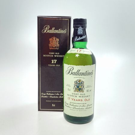  Ballantine's バランタイン 17年 ベリーオールド 750ml 43度 スコッチ ウイスキー 古酒 VERY OLD 未開栓