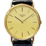 LONGINES ロンジン リール デイト L4.759.2 ゴールド文字盤 クォーツ