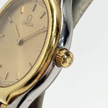  OMEGA オメガ デビル 595 0101 ゴールド クォーツ レディース 腕時計 De Ville