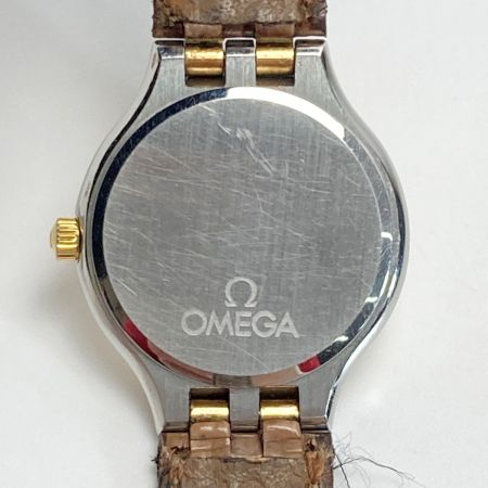  OMEGA オメガ デビル 595 0101 ゴールド クォーツ レディース 腕時計 De Ville