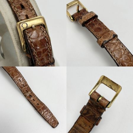  OMEGA オメガ デビル 595 0101 ゴールド クォーツ レディース 腕時計 De Ville