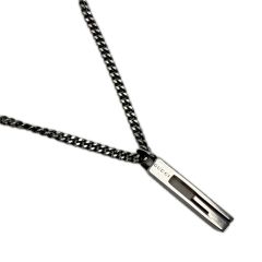 GUCCI グッチ カットアウトG シルバー925 ネックレス ペンダント SV Cランク