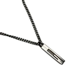 GUCCI グッチ カットアウトG シルバー925 ネックレス ペンダント SV Cランク