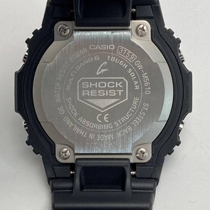 CASIO カシオ G-SHOCK デジタル GW-M5610-1BJF ブラック 電波ソーラー メンズ 腕時計｜中古｜なんでもリサイクルビッグバン