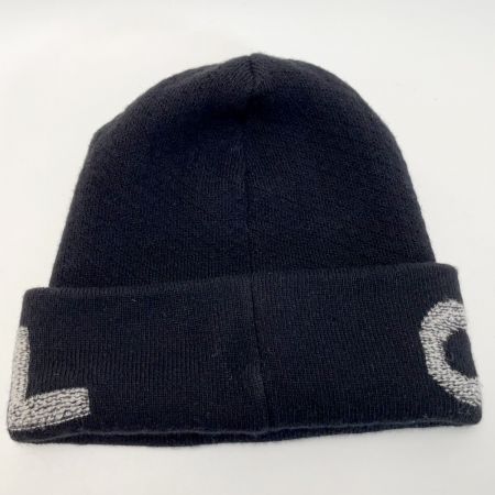  CHANEL シャネル ニットキャップ ウール70×カシミヤ30 ブラック ブラック