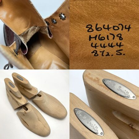  Tricker's レースアップブーツ UK8 1/2 メンズ M6178 パープル Tricker’s × Paul Smith