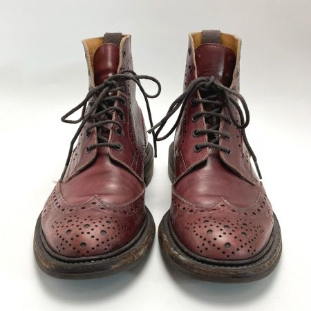  Tricker's レースアップブーツ UK8 1/2 メンズ M6178 パープル Tricker’s × Paul Smith