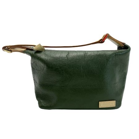  Somes Saddle ソメスサドル ハンドポーチ モスグリーン レザー 袋有
