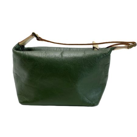  Somes Saddle ソメスサドル ハンドポーチ モスグリーン レザー 袋有