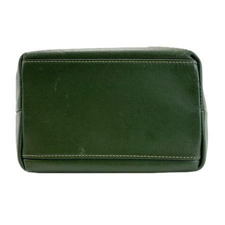  Somes Saddle ソメスサドル ハンドポーチ モスグリーン レザー 袋有