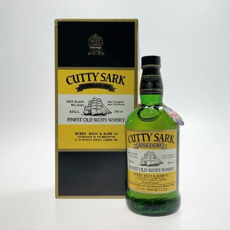  CUTTY SARK カティサーク キングダム 750ml 43度 スコッチ ウイスキー 古酒 箱有 KINGDOM 未開栓