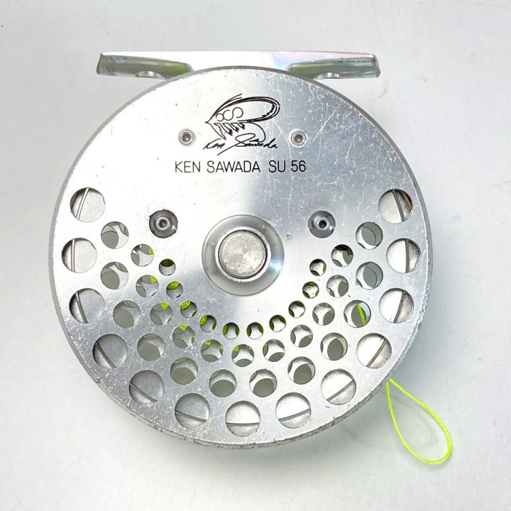 KEN SAWADA SU 56 グリーン KEN SAWADA SU 56 ＃5 ＃6 SU56 フライリール ケース付き - 中古