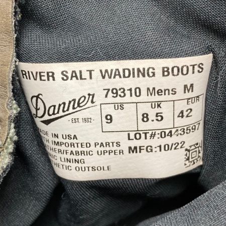  Patagonia パタゴニア リバーソルト ウェーディング ブーツ 79310 グリーン UK8.5 US9 メンズ