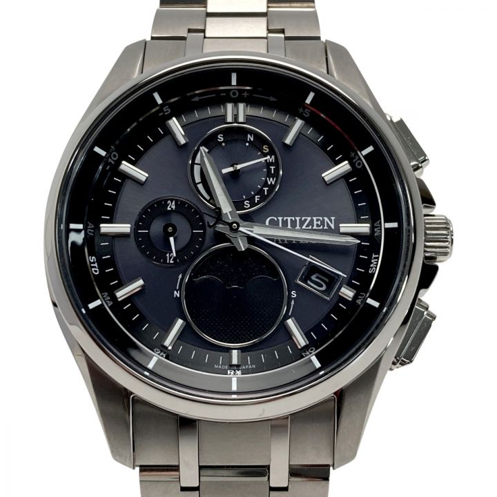 CITIZEN シチズン アテッサ ダイレクトフライト H874-005HK01 ブラック 電波ソーラー メンズ 腕時計 箱有 ATTESA ｜中古｜なんでもリサイクルビッグバン