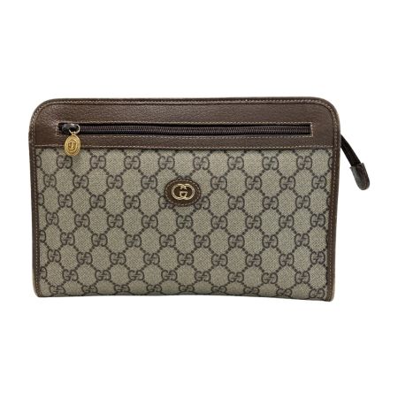  GUCCI グッチ GG クラッチバッグセカンドバッグ 014 122 6063 4023 ベージュ PVC×レザー セカンドバッグ