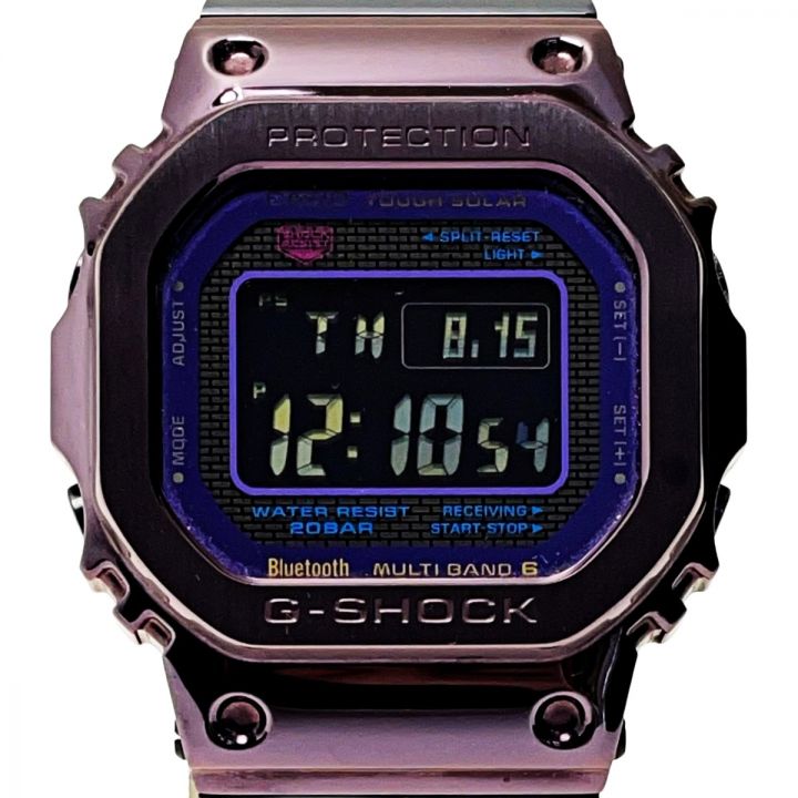 CASIO カシオ G-SHOCK フルメタルスクエアモデル GMW-B5000PB-6JF パープル系 電波ソーラー メンズ 腕時計 箱有｜中古 ｜なんでもリサイクルビッグバン