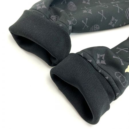  VANSON バンソン MONSTER MACHINE モノグラム柄 ジャケット ジャージ サイズ L メンズ ブラック