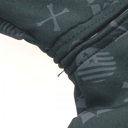  VANSON バンソン MONSTER MACHINE モノグラム柄 ジャケット ジャージ サイズ L メンズ ブラック