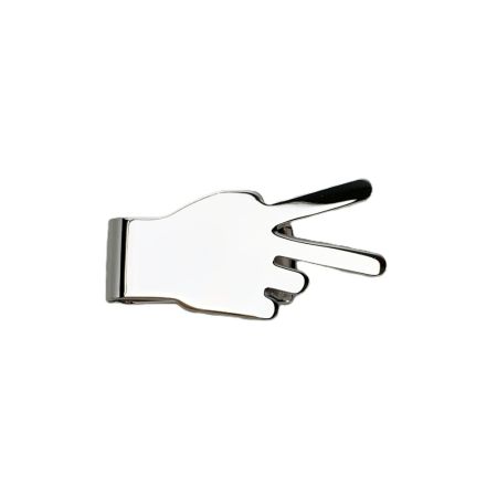  dunhill ダンヒル ピース チョキ ハンド マネークリップ ネクタイピン 箱有