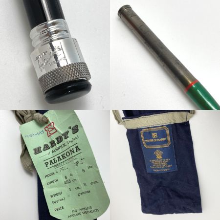  HARDY ハーディー バンブー フライロッド パラコナ #5 6'8 竿袋・ケース付き