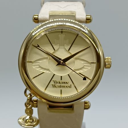 Vivienne Westwood ヴィヴィアン・ウエストウッド アナログ 腕時計 クォーツ レディース VV006WHWH オーブチャーム付