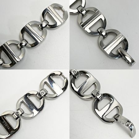  Christian Dior クリスチャンディオール マリススクエア D78-109 シルバー クォーツ ピンクシェル レディース 腕時計