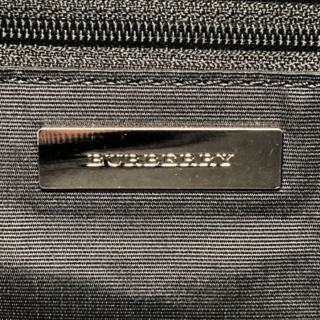  BURBERRY バーバリー ノバチェック ハンドバッグ ベージュ×ブラック キャンバス/レザー
