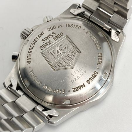  TAG HEUER タグホイヤー 2000シリーズ プロフェッショナル CK1110-0 ブラック クォーツ メンズ 腕時計