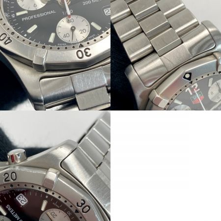  TAG HEUER タグホイヤー 2000シリーズ プロフェッショナル CK1110-0 ブラック クォーツ メンズ 腕時計