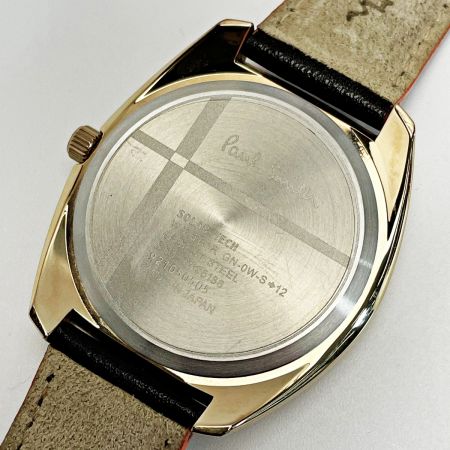 Paul Smith ポールスミス クローズド アイズ E111-T025188 ホワイト×ゴールド系 ソーラー レザー メンズ 腕時計 ｜中古｜なんでもリサイクルビッグバン