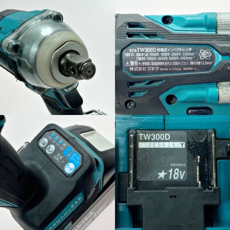  MAKITA マキタ 充電式インパクトレンチ 18V 6.0Ah TW300DRGX