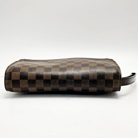  LOUIS VUITTON ルイヴィトン ダミエ サンルイ N51993 エベヌ セカンドバッグ レディース ゴールド金具