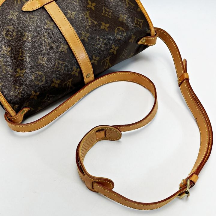 LOUIS VUITTON ルイヴィトン モノグラム ソミュール30 M42256 ブラウン ショルダーバッグ レディース  ゴールド金具｜中古｜なんでもリサイクルビッグバン