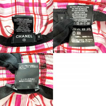  CHANEL シャネル ココマーク バケットハット サイズM ブラック 帽子