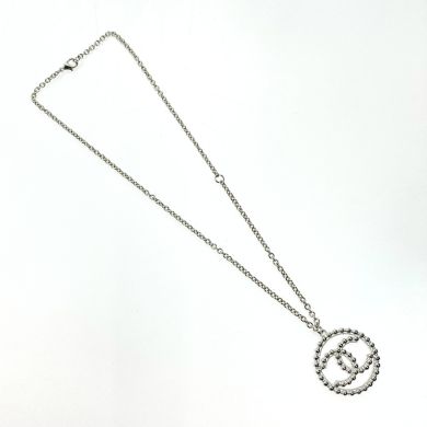 CHANEL シャネル ココマーク ラウンド ネックレス C22C シルバー CHANEL シャネル ココマーク ラウンド ネックレス C22C シルバー
