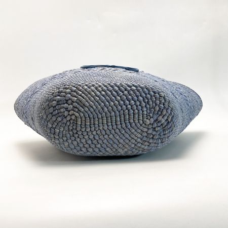  LOEWE ロエベ アナグラム バスケットバッグ A223T43X27 デニムブルー イラカヤシ かごバッグ 布袋有